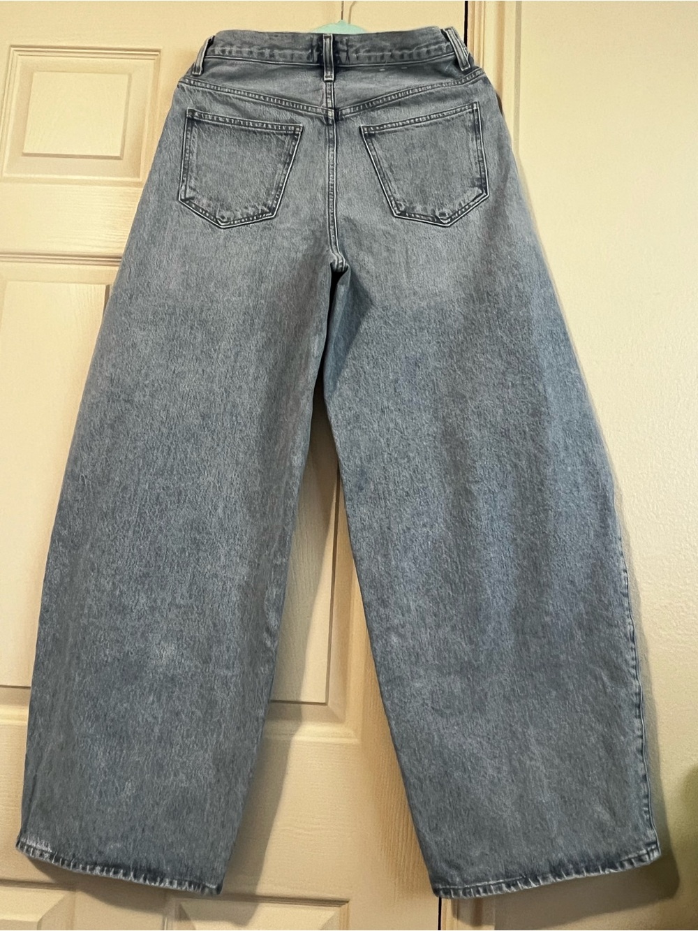 AGOLDE Kristen High-Rise Barrel Jeans in Light Blue Women’s Size 27 - Picture 5 of 10